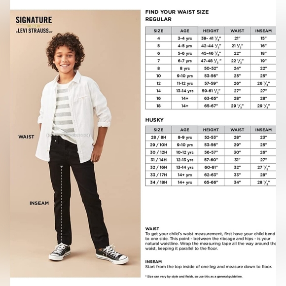 Signature Levi's Slim Straight Adjustable Waist Jeans - Picture 4 of 11